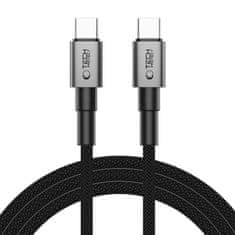 Tech-protect Ultraboost DNA kabel USB-C / USB-C PD 100W / 5A 2m, siva