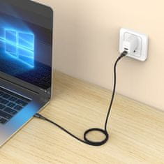 Tech-protect Ultraboost DNA kabel USB-C / USB-C PD 60W / 3A 1m, siva