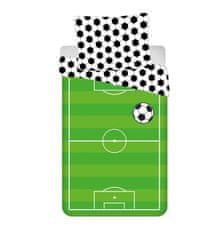 Jerry Fabrics Posteljno perilo Football Green 02 Bombaž, 140/200, 70/90 cm