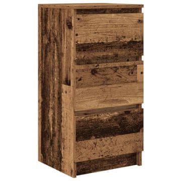 Vidaxl Komoda starinski les 37,5x35x76 cm inženirski les