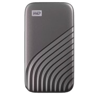 WD My Passport 4TB USB-C (WDBAGF0040BGY-WESN) 2,5" siv zunanji SSD disk