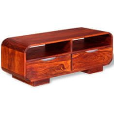 Vidaxl Klubska mizica trden palisander 90x40x35 cm