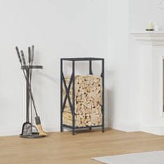 shumee vidaXL Stojalo za drva antracit 34x25x70 cm Hladno valjano jeklo