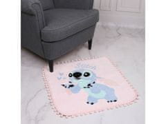 Disney DISNEY Stitch Kvadratna preproga, roza, nedrseča 60x60cm 