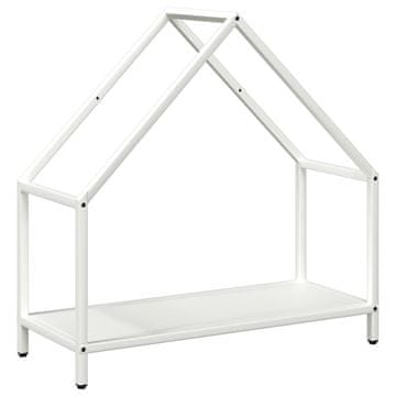 Vidaxl Stojalo za drva White 60x25x60 cm Hladno valjano jeklo