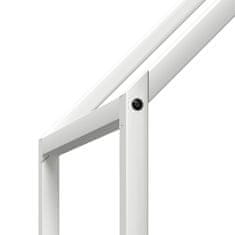 Vidaxl Stojalo za drva White 60x25x60 cm Hladno valjano jeklo