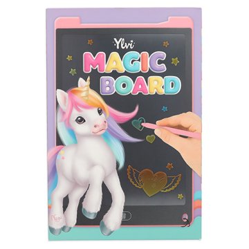 Magická tabulka Ylvi, Ružová, tužka se šňůrou