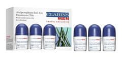 Clarins Komplet antiperspirantnih kroglic Antiperspirant Roll-On Deodorant Trio