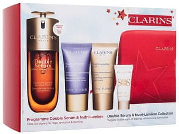 Clarins Darilni set dvojnega seruma in kolekcije Nutri-Lumiére