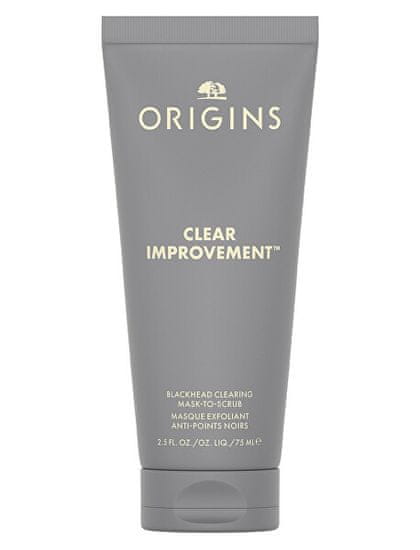 Origins Čistilna maska za problematično kožo Clear Improvement (Blackhead Clearing Mask-To-Scrub) 75 ml