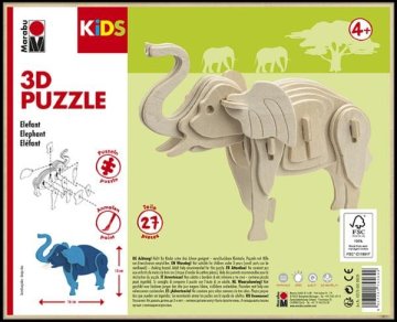 Marabu KiDS 3D sestavljanka - Slon