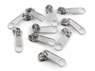 Drsnik za spiralne zadrge št. 5 - nikelj (10 kosov)