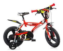 Dino bikes Dino 143 otroško kolo 14", rdeče