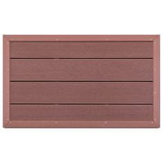 Vidaxl Talni element za solarni tuš rjav 101x63x5,5 cm WPC