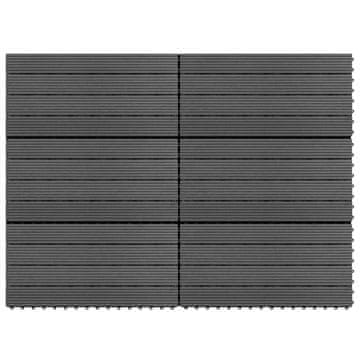 Vidaxl WPC plošče 60x30 cm 6 kosov 1 m²