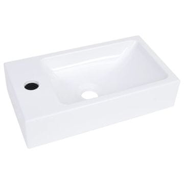 Vidaxl Umivalnik 400x220x90 mm SMC bel