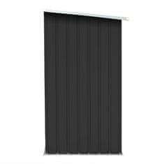 Vidaxl Vrtna lopa za drva pocinkano jeklo 163x83x154 cm antracitna