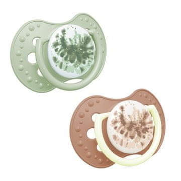 LOVI Silikonski dinamični dudelec kravate 3-6m 2pcs fant