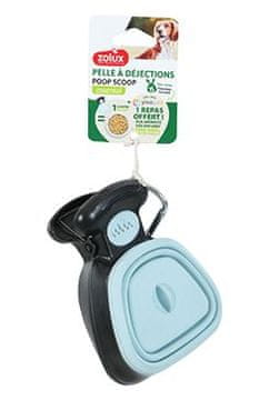 Zbiralnik za iztrebke z vrečkami svetlo modre barve YC Zolux