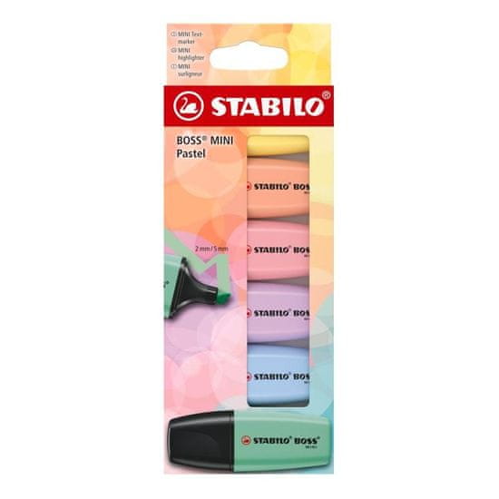Stabilo Označevalec BOSS MINI Pastel - komplet 6 kosov