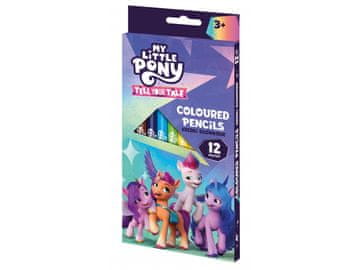 Astra "My Little Pony" trikotni barvni svinčniki, 12 barv, 312024052