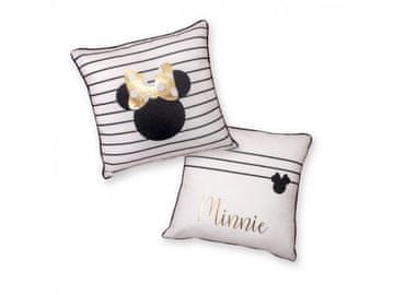 Herding HERDING Dvostranska okrasna blazina 40/40cm MINNIE MOUSE Zlati tisk