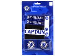 FOREVER COLLECTIBLES Komplet dodatkov CHELSEA F.C. (2x potni trak, kapetanski trak, 2x držalo za blazinice)