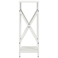 Vidaxl Stojalo za drva White 34x25x70 cm Hladno valjano jeklo