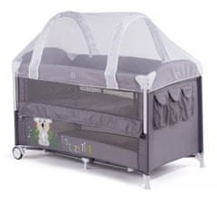 Chipolino Komarnik za zložljivo potovalno posteljico 120x60 cm bela