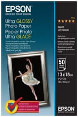 Epson Photo Paper C13S041944/ Ultra Glossy Photo Paper 13x18/ 50 listov