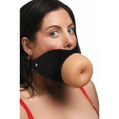 Master Series Gag z odprtino anusa Master Series, bež