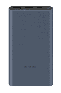  Xiaomi polnilna baterija, 10000 mAh, 22,5 W, črna