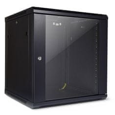 Inter-tech SMA-6612 19" 12U 600x600 črna zidna komunikacijska omara
