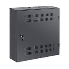 Intellinet Low-Profile 19" 4U/2U črna zidna komunikacijska omara