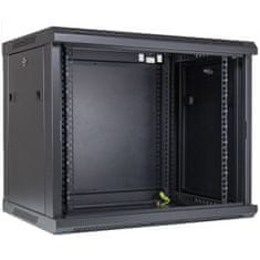 Inter-tech SMA-6409 19" 9U 600x450 črna zidna komunikacijska omara