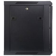 Inter-tech SMA-6409 19" 9U 600x450 črna zidna komunikacijska omara