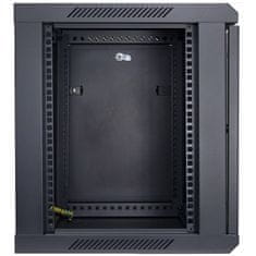 Inter-tech SMA-6409 19" 9U 600x450 črna zidna komunikacijska omara