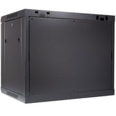 Inter-tech SMA-6409 19" 9U 600x450 črna zidna komunikacijska omara