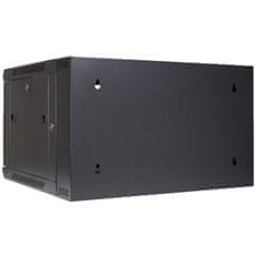 Inter-tech SMA-6606 19" 6U 600x600 črna zidna komunikacijska omara
