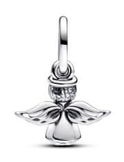 Pandora Srebrni obesek Moments Sparkling Angel 793598C01