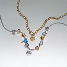 Pandora Dvobarvna perla Zvezdica za srečo in srce Moments 763513C00