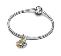 Pandora Dvojni obesek Shine Moments Sonce in Luna 763585C01