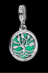 Pandora Dvojni srebrni obesek Moments Infinity Tree 793599C01