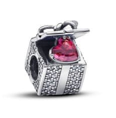 Pandora Darilna škatla z bleščicami Moments Silver Bead 793603C01