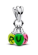 Pandora Srebrn obesek RUN Stranger Things Glow in the Dark 793568C01