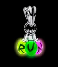 Pandora Srebrn obesek RUN Stranger Things Glow in the Dark 793568C01