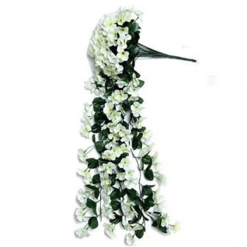 Sofistar Viseče umetno cvetje- bela barva