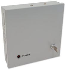 XtendLan Napajalnik 12-14V DC, nastavljiv, 4 priključki, skupaj 3A, 36/40W, varovalke, škatla