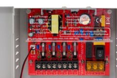 XtendLan Napajalnik 12-14V DC, nastavljiv, 4 priključki, skupaj 3A, 36/40W, varovalke, škatla