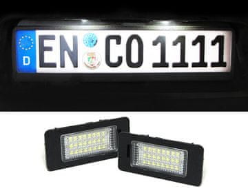 Mstyling LED osvetlitev registrske tablice z ohišjem BMW E90 E91 / E92 E93 / F30 F31 F34 / F32 F33 F36 / F10 F11 / X3